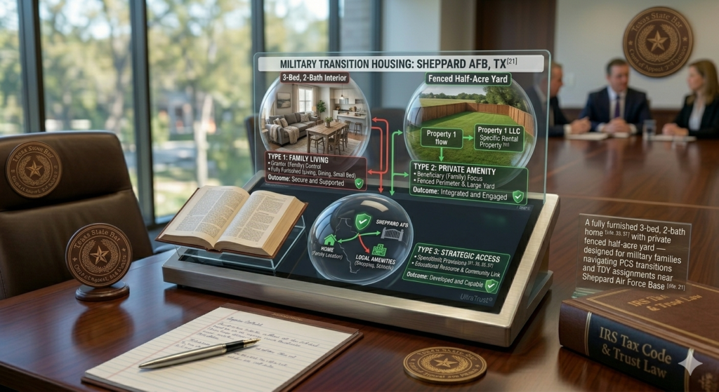 furnished rental near Sheppard AFB Wichita Falls TX military family housing PCS TDY private yard WichitaFallsRentals