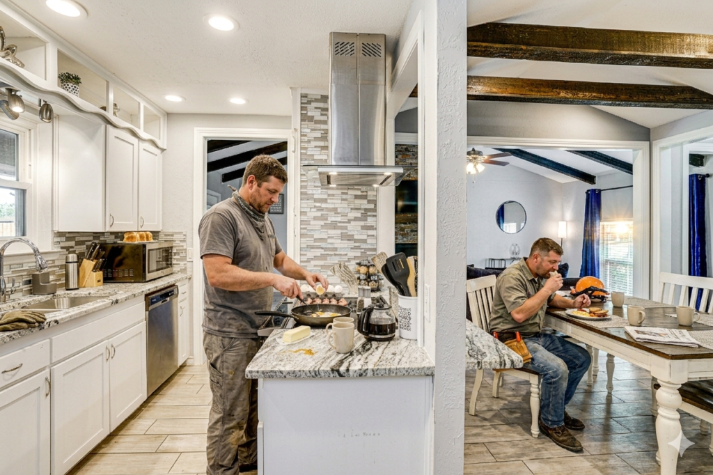 work crew housing Wichita Falls TX full kitchen meal prep extended stay contractor furnished rental