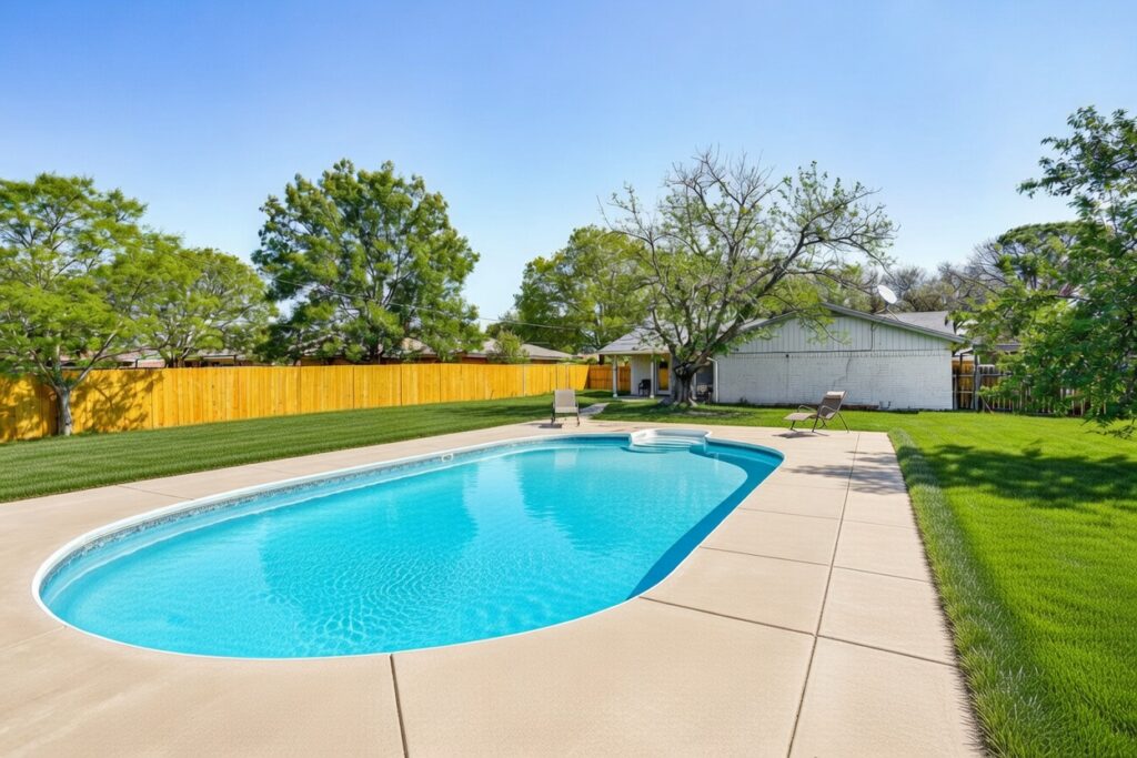 monthly rental Wichita Falls private pool pet friendly yard military family extended stay near Sheppard AFB
